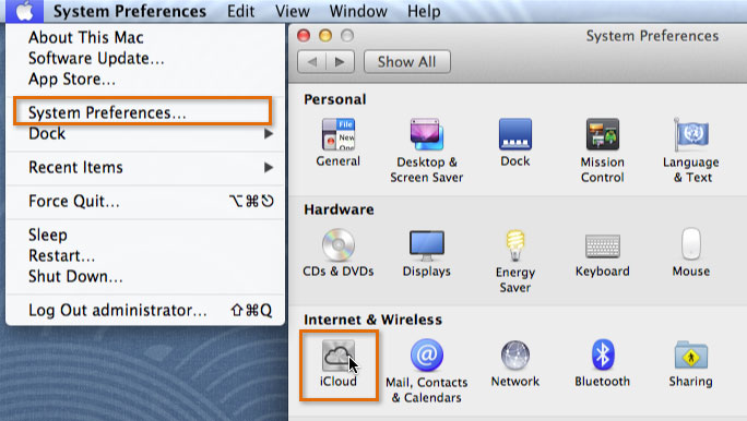 OS X Mountain Lion: Syncing with iCloud