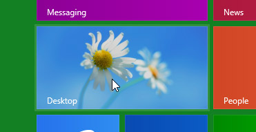 Screenshot of Windows 8