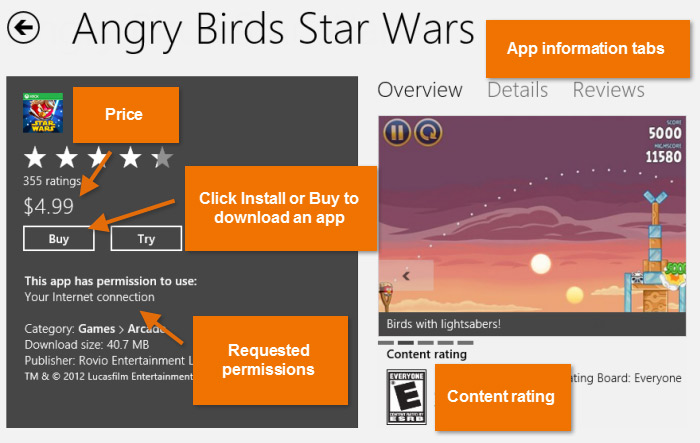 Windows 8.1 App Store: Install Games 