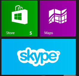 Screenshot of Windows 8