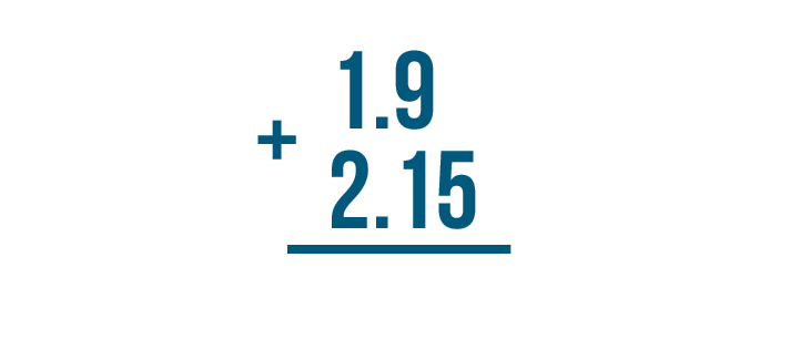 addition and subtraction of decimals problem solving