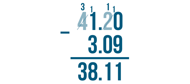 addition and subtraction of decimals problem solving