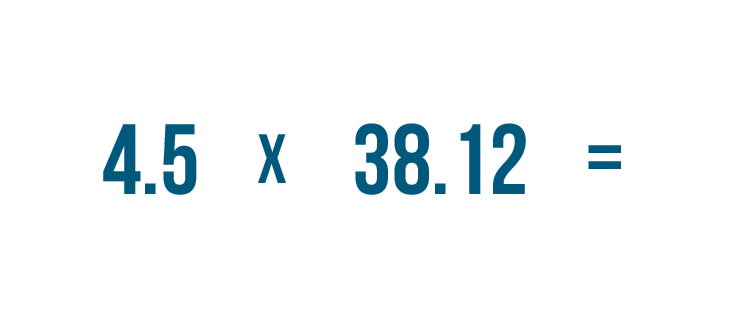 example of problem solving in multiplication of decimals