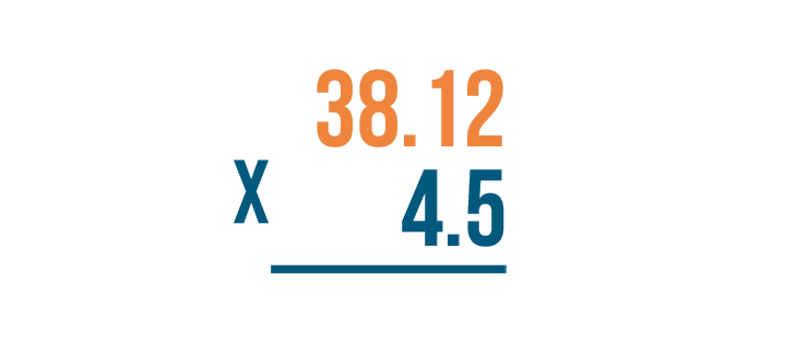 decimal multiplication problem solving