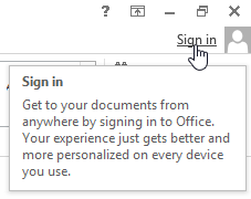 my subscription to microsoft word sign in