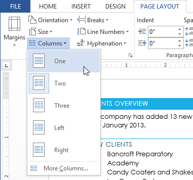 removing section breaks in word 2010