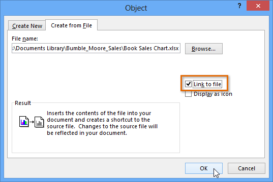 How To Insert Excel Chart Into Word