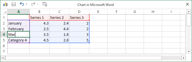 Screenshot of Word 2013