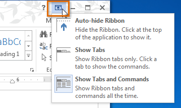 always show ruler in word 2013