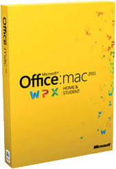 Image of Office for Mac 2011 Product Box