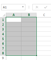 Screenshot of Excel 2013