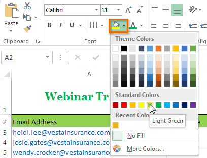 Cell Borders and Fill Colors in MS Excel 2013 | Computer Hindi Notes