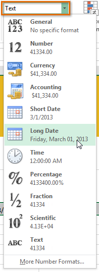 how to apply the single accounting underline in excel 2013