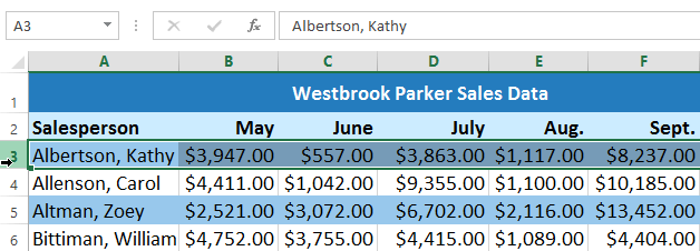 Excel 2013 Freezing Panes and View Options