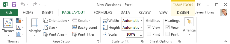 Excel 2013 Chart Tools Layout Tab Missing