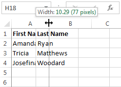 Column width issue on excel for macro autosize