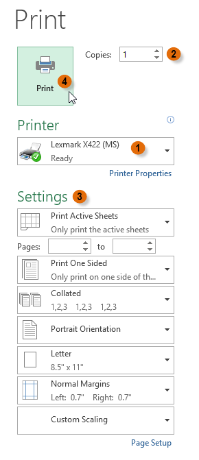 excel 2013 print selection