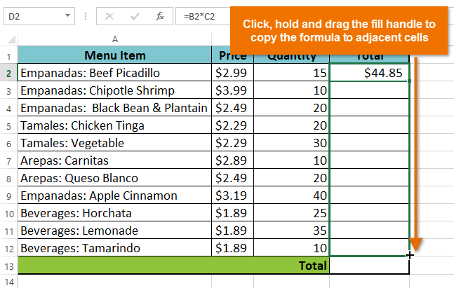 using relative referencing in excel for mac 2011