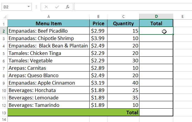 relative cell reference excel definition quizlet