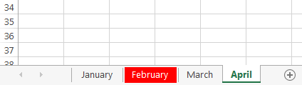 Screenshot of Excel 2013