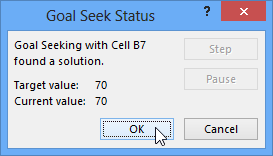 how to use goal seek excel 2013