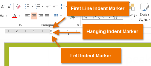 powerpoint for mac default indentation length