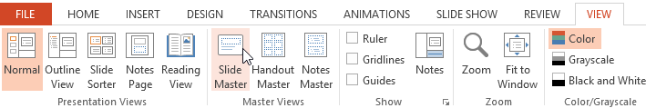 Screenshot of PowerPoint 2013