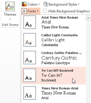 change font slide master powerpoint