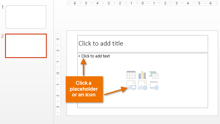 What are placeholders in PowerPoint?