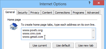 screenshot of Internet Explorer 11