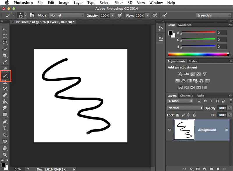 Working with Brushes in photoshop online classes free