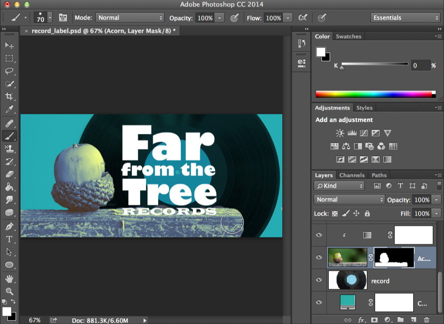 Screenshot of Adobe Photoshop CC