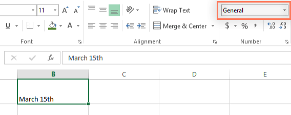 لقطة شاشة لبرنامج Excel 2013 