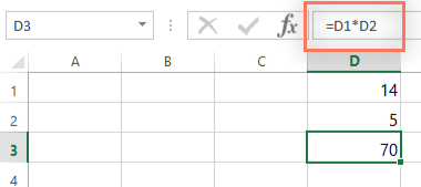 screenshot of excel 2013 - checking cell references