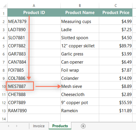 screenshot of excel 2013