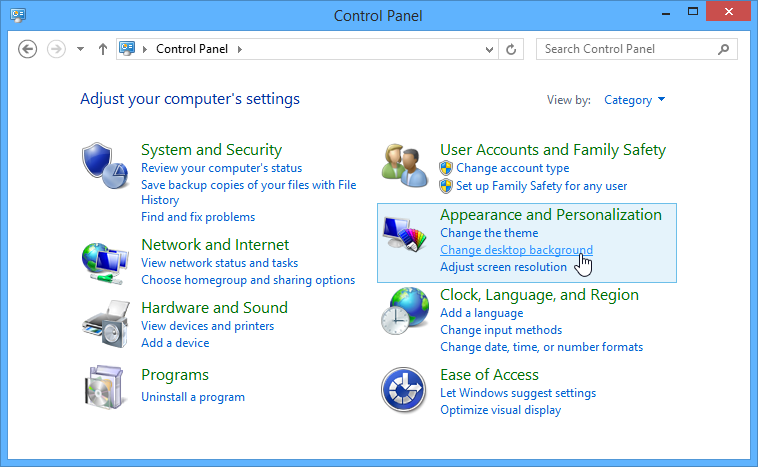 computer setting