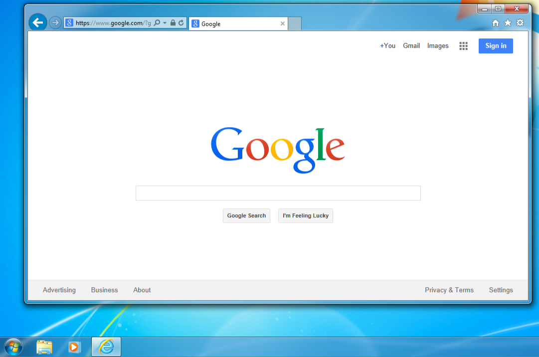 screenshot sistem operasi Windows 8