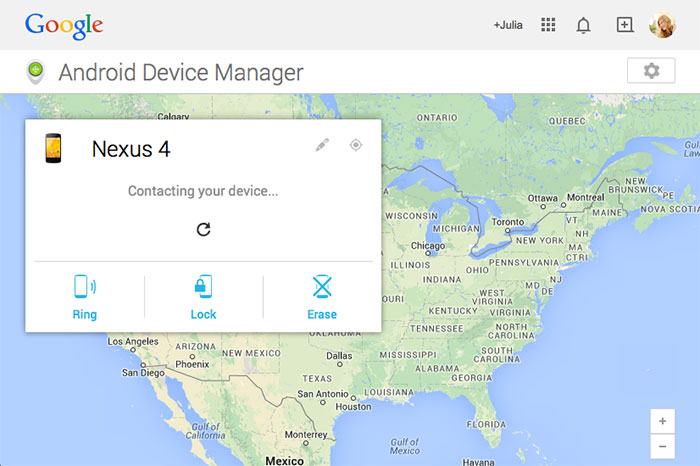 using android device manager