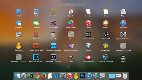 screenshot of OS X