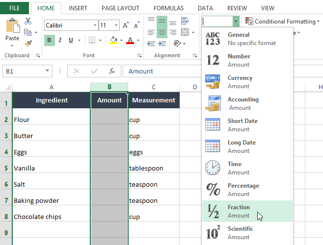 how-to-write-fractions-in-excel