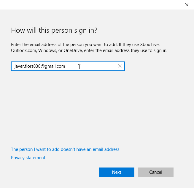 changing microsoft account email