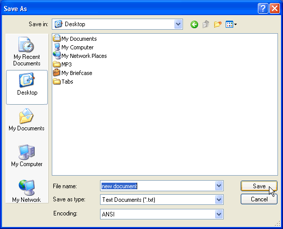 windows xp file system