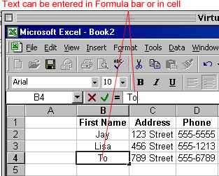 how to edit on excel spreadsheet