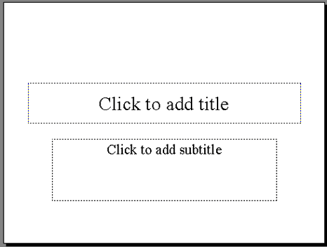 Title Slide with Placeholders