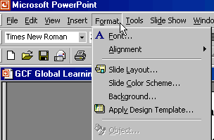 PowerPoint 2000: Changing the Appearance of Slides