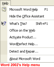 microsoft word help