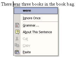 Grammar Error Example