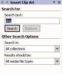 Searching for Clip Art