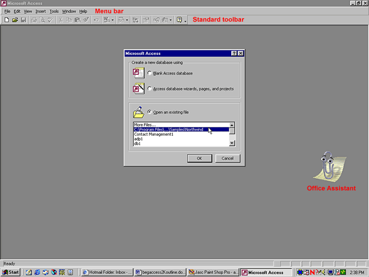Access 2000: Starting Access