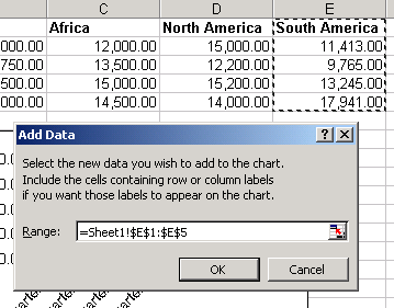 Specify Range in Add Data Dialog Box